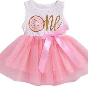 1st Birthday Tutu Dress donut theme🍩